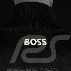 Pull Porsche Motorsport BOSS en Maille demi-zip Noir WAP121PMSR - homme