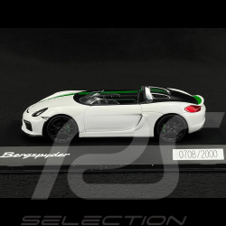 Porsche Boxster Bergspyder 2015 Blanc / Vert 1/43 Spark WAP0200180NBSP