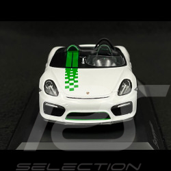 Porsche Boxster Bergspyder 2015 White / Green 1/43 Spark WAP0200180NBSP