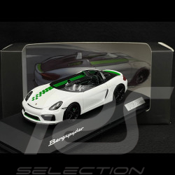 Porsche Boxster Bergspyder 2015 White / Green 1/43 Spark WAP0200180NBSP