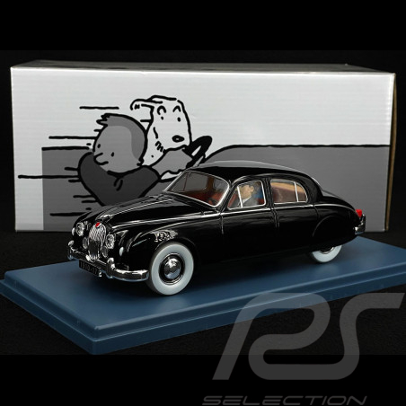 Tintin La Jaguar Mk1 de Dawson - Coke en Stock Noir 1/24 29935