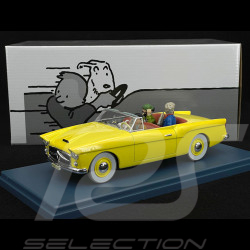 Tintin Le Cabriolet Bordure - L'Affaire Tournesol Jaune 1/24 29924