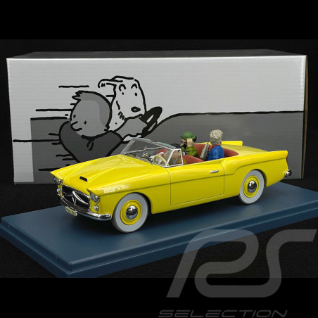 Tintin Le Cabriolet Bordure - L'Affaire Tournesol Jaune 1/24 29924