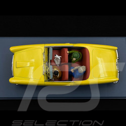 Tintin The Bordure Cabriolet - The Calculus Affair Yellow 1/24 29924