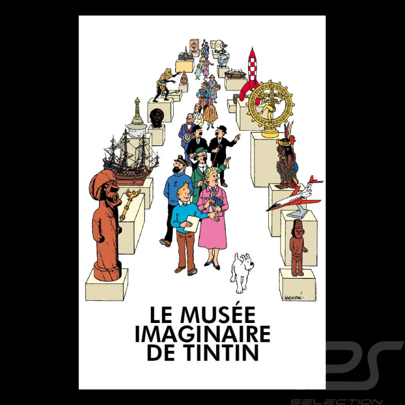 Tim und Struppi Plakat - Das imaginäre Museum von Tim 40 x 60 cm 23004