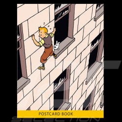 Set de 24 Cartes Postales Tintin Couverture des BD 10 x 15 cm 31311