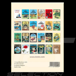 Set de 24 Cartes Postales Tintin Couverture des BD 10 x 15 cm 31311