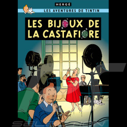 Set de 24 Cartes Postales Tintin Couverture des BD 10 x 15 cm 31311