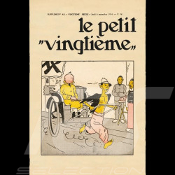 Set of 6 Postcards Tintin Le Petit Vingtième Double Flap 10 x 15 cm 31313