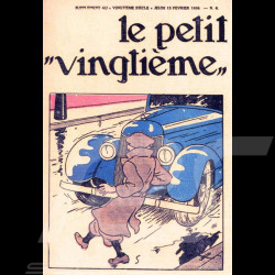 Set of 6 Postcards Tintin Le Petit Vingtième Double Flap 10 x 15 cm 31313