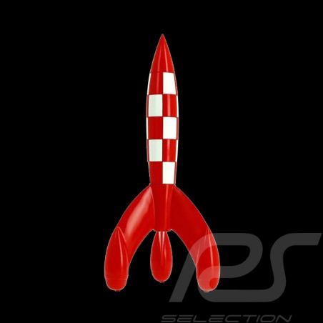 Fusée Tintin - On a marché sur la Lune Résine 30 cm 46949