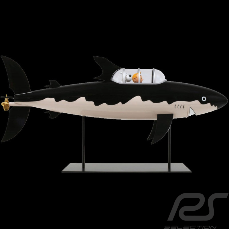 Sous-Marin Requin Tintin - Le Trésor de Rackham Le Rouge Résine 77 cm 40029