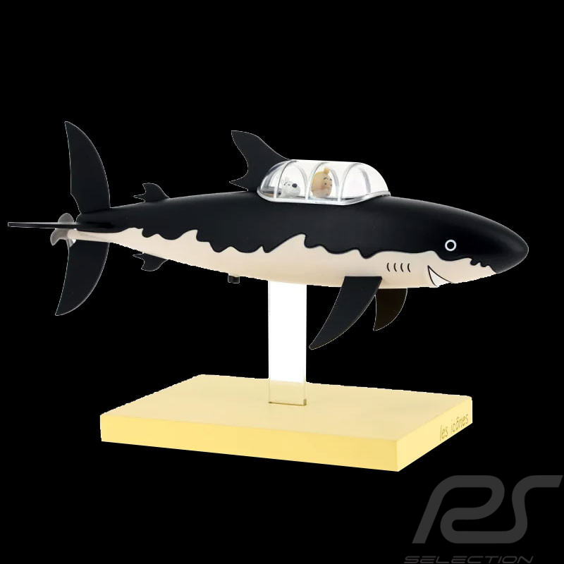 Sous-Marin Requin Tintin - Le Trésor de Rackham Le Rouge Résine 26,5 cm 46402