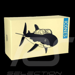 Shark Submarine Tintin - Red Rackham's Treasure Resin 26,5 cm 46402