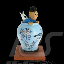 Tintin and Snowy Figurine - The blue Lotus 22,5 cm 46401