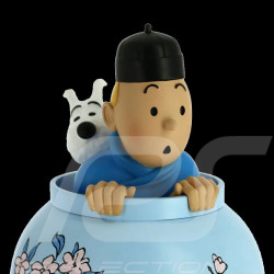 Tintin and Snowy Figurine - The blue Lotus 22,5 cm 46401