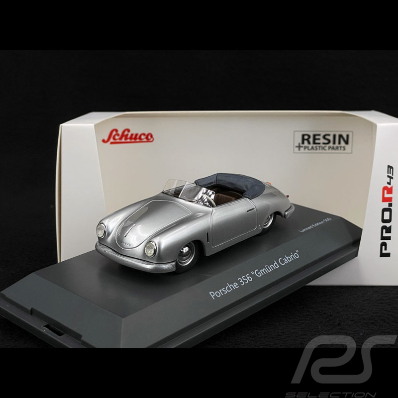 Porsche 356 Gmünd Cabrio 1949 silber metallic 1/43 Schuco 450913100