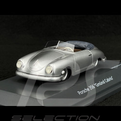 Porsche 356 Gmünd Cabriolet 1949 argent métallique 1/43 Schuco 450913100