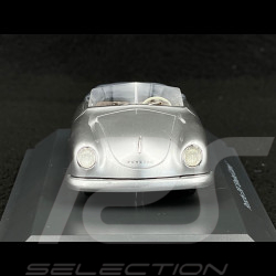 Porsche 356 Gmünd Cabriolet 1949 argent métallique 1/43 Schuco 450913100