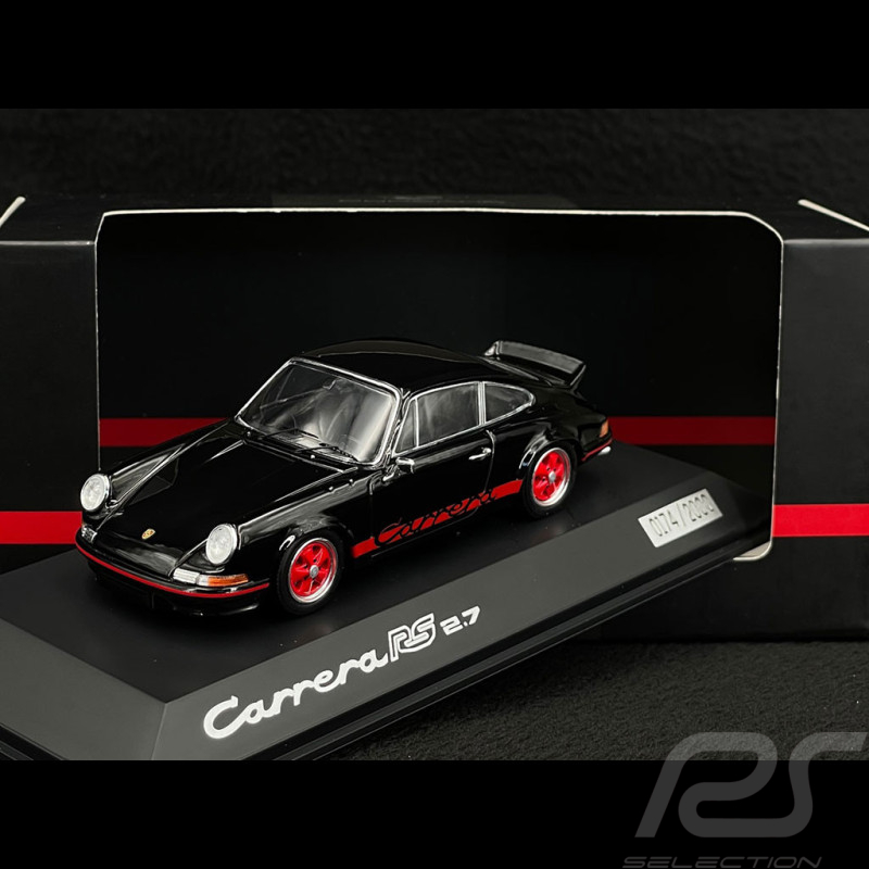 Porsche 911 Carrera RS 2.7 1973 Schwarz / Rot 1/43 Spark WAP0201160PRS2