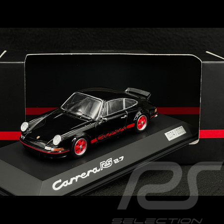 Porsche 911 Carrera RS 2.7 1973 Noir / Rouge 1/43 Spark WAP0201160PRS2