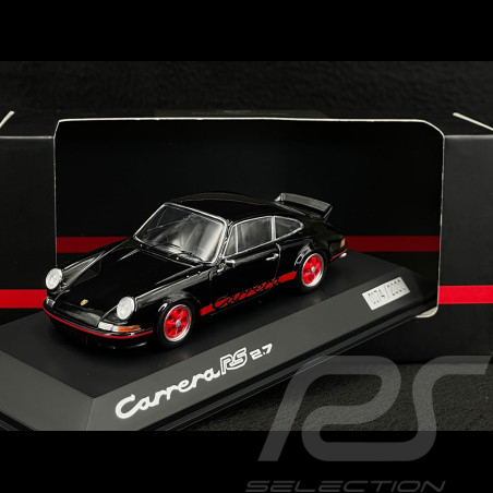 Porsche 911 Carrera RS 2.7 1973 Schwarz / Rot 1/43 Spark WAP0201160PRS2