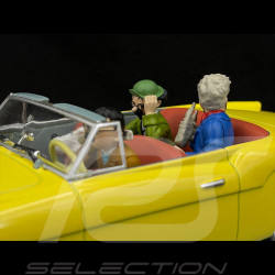 Tintin The Bordure Cabriolet - The Calculus Affair Yellow 1/24 29924
