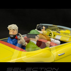 Tintin Le Cabriolet Bordure - L'Affaire Tournesol Jaune 1/24 29924