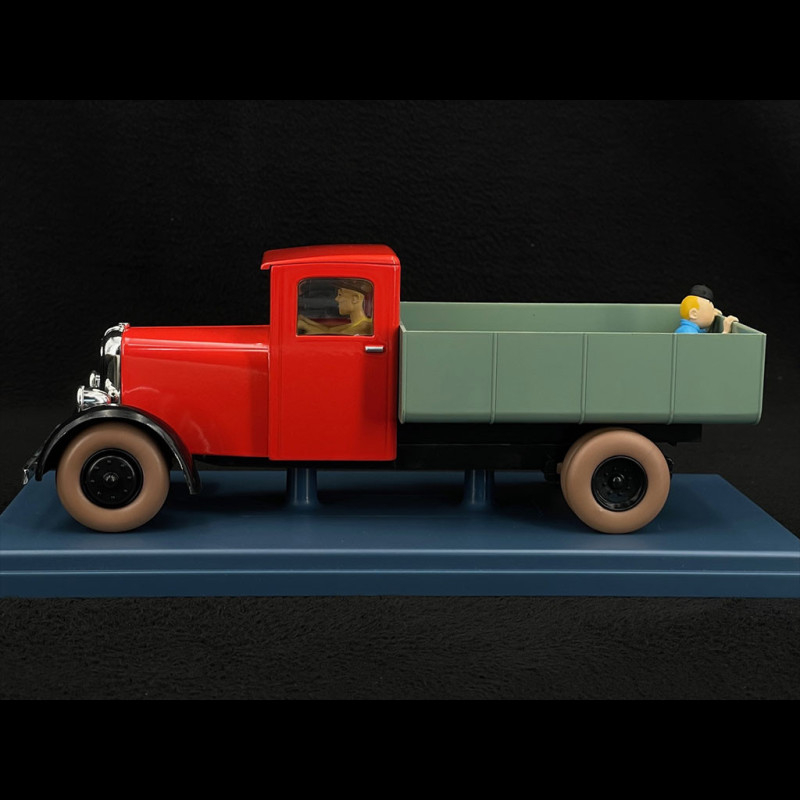 Le Lotus Bleu N°49 1/24ème - Camion Rouge Le Lotus Bleu Moulinsart, Neuf Sous Emballage Scellé