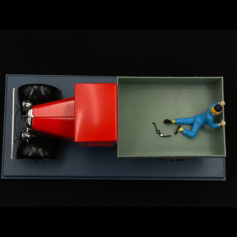 Camion Rouge Tintin Lotus Bleu MIESSE 1/43 - Modèle Collector, état Neuf
