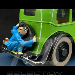 Tintin La Voiture de Mitsuhirato - Le Lotus bleu Vert 1/24 29922