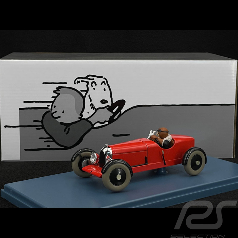Tintin L'Amilcar de Tintin - Tintin au Pays des Soviets Rouge 1/24 29938