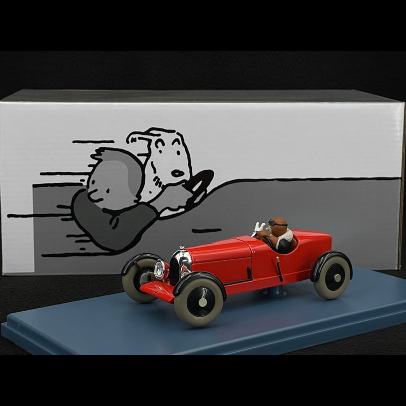 TinTin ミニカー　1/24 Lauto-Mitraille use Aranyak Hobby Miniature Tintin Tintin's Amilcar Tintin In The Land