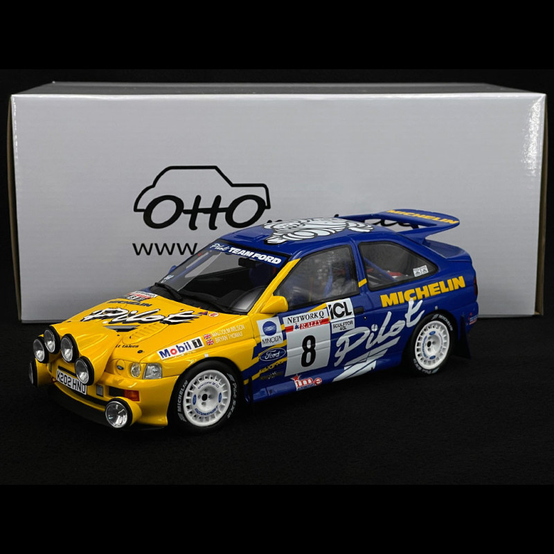 Ford Escort Cosworth Group A n° 8 3rd RAC Rallye 1993 1/18 