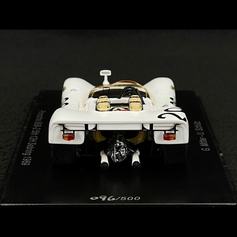 Porsche 908 /02 n° 29 5ème 12h Sebring 1969 Gerhard Mitter 1/43