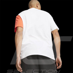 T-shirt Mercedes AMG Puma Graphique Blanc / Orange 621191-03 - homme