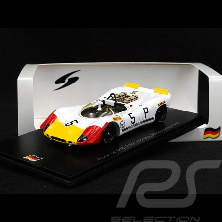 Porsche 908 /02 Nr 5 Platz 5. 1000km Nürburgring 1969 Willi Kauhsen 1/43 Spark SG827
