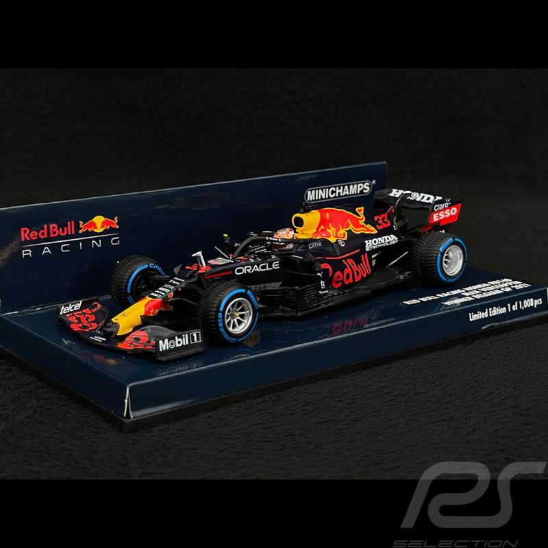 Max Verstappen Red Bull Racing RB16B n° 33 Vainqueur GP Belgique 2021 F1 1/43 Minichamps 410211333
