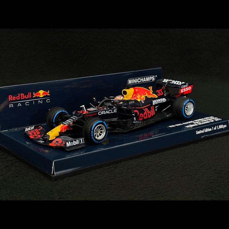 Max Verstappen Red Bull Racing RB16B n° 33 Winner GP Belgium 2021 F1 1/43  Minichamps 410211333