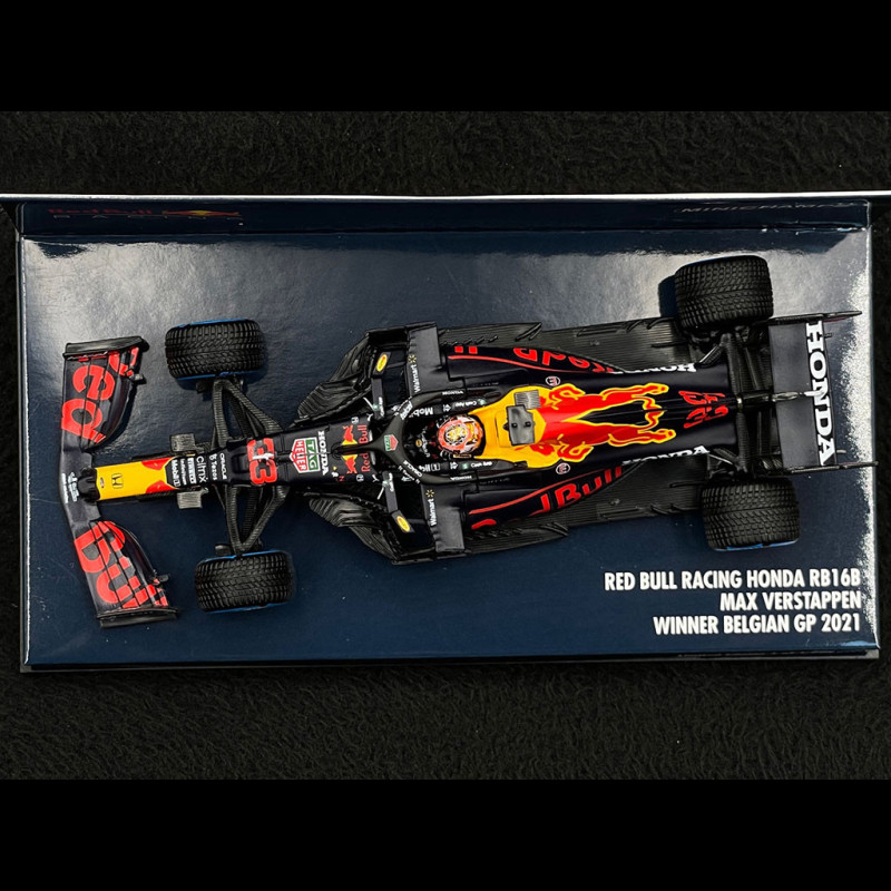 Max Verstappen Red Bull Racing RB16B n° 33 Winner GP Belgium 2021 F1 1/43  Minichamps 410211333