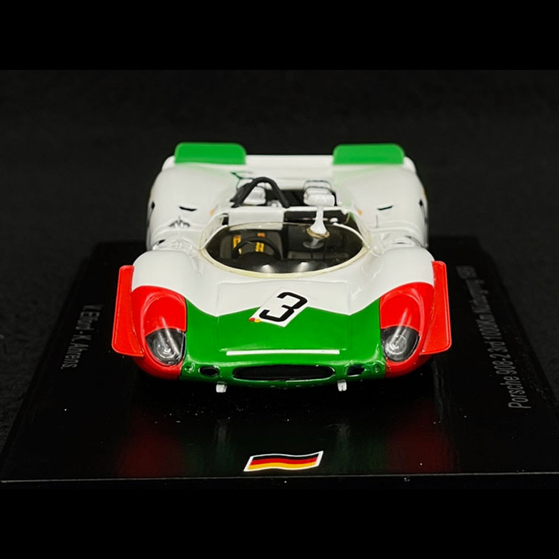 Spark 1:43 Porsche 908 N° 12 Vainqueur 1000km de Paris en 1968 Herrmann