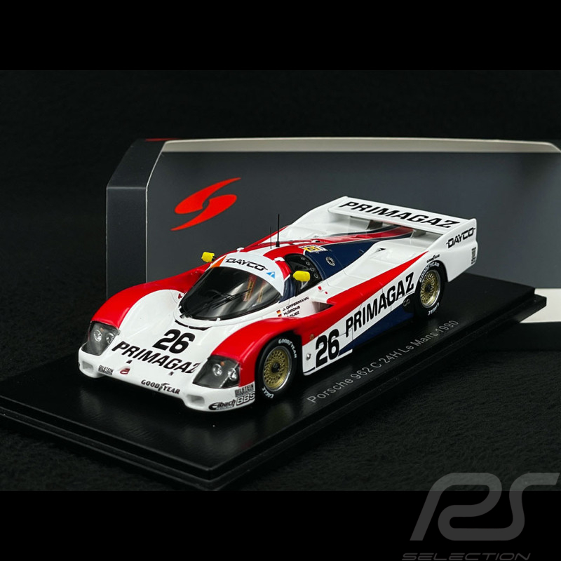 Porsche 962 C Nr 26 24h Le Mans 1990 Primagaz 1/43 Spark S9884