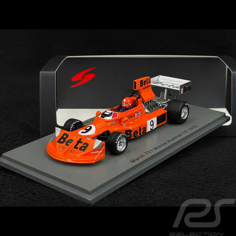 Vittorio Brambilla March 751 n° 9 Vainqueur 1975 Österreich F1 Grand Prix 1/43 Spark S5378