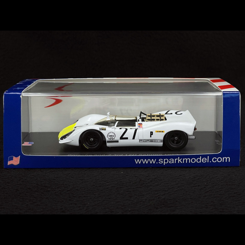 Porsche 908 /02 n° 27 3ème 12h Sebring 1969 Rolf Stommelen 1/43 Spark US274