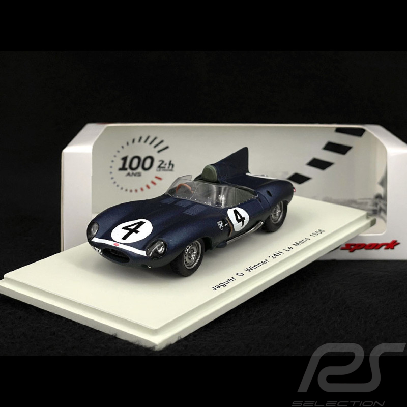 Jaguar D-type n° 4 Vainqueur 24h Le Mans 1956 Ecurie Ecosse 1/43 Spark 43LM56