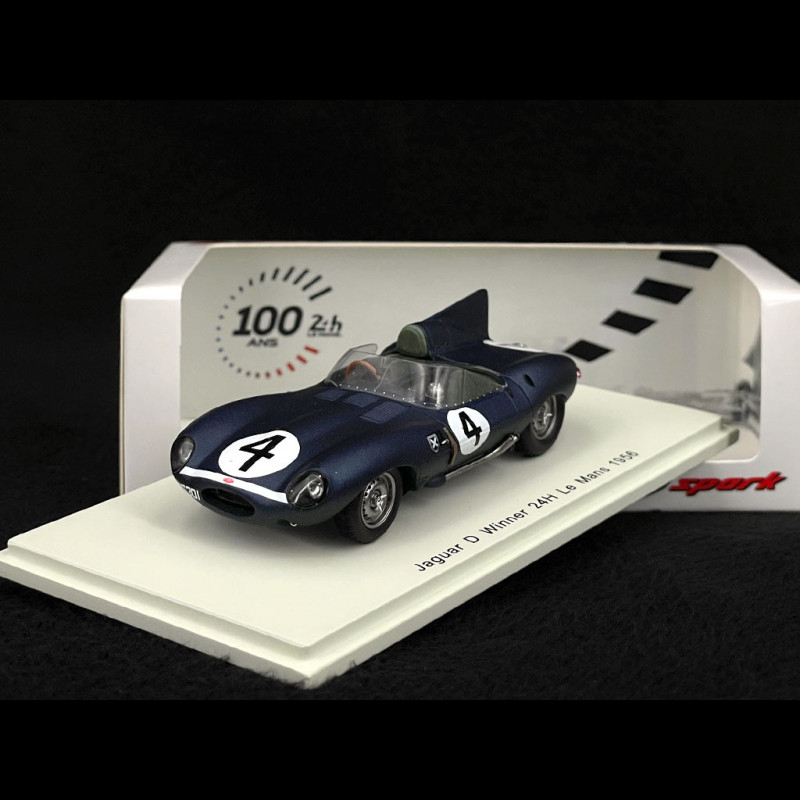 Jaguar Type D Vainqueur Le Mans 1955 – Miniature Quartzo 1/43 – Vert Anglais