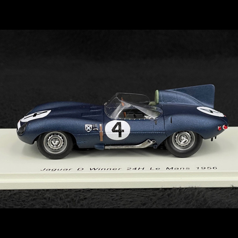 Jaguar D-type n° 4 Winner 24h Le Mans 1956 Ecurie Ecosse 1/43 Spark 43LM56