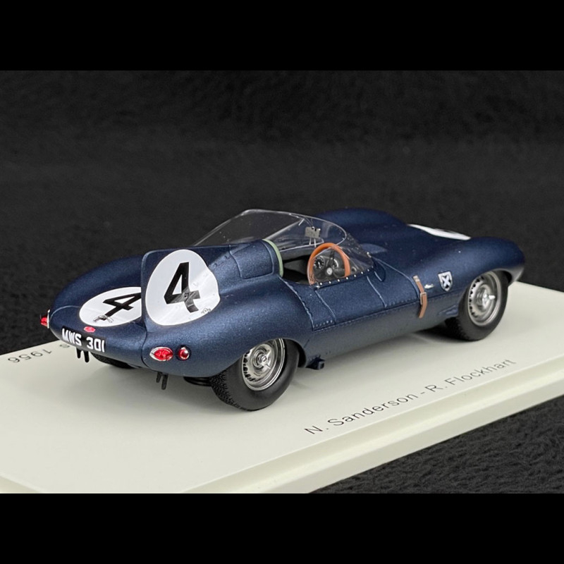 Jaguar D-type n° 4 Winner 24h Le Mans 1956 Ecurie Ecosse 1/43 Spark 43LM56