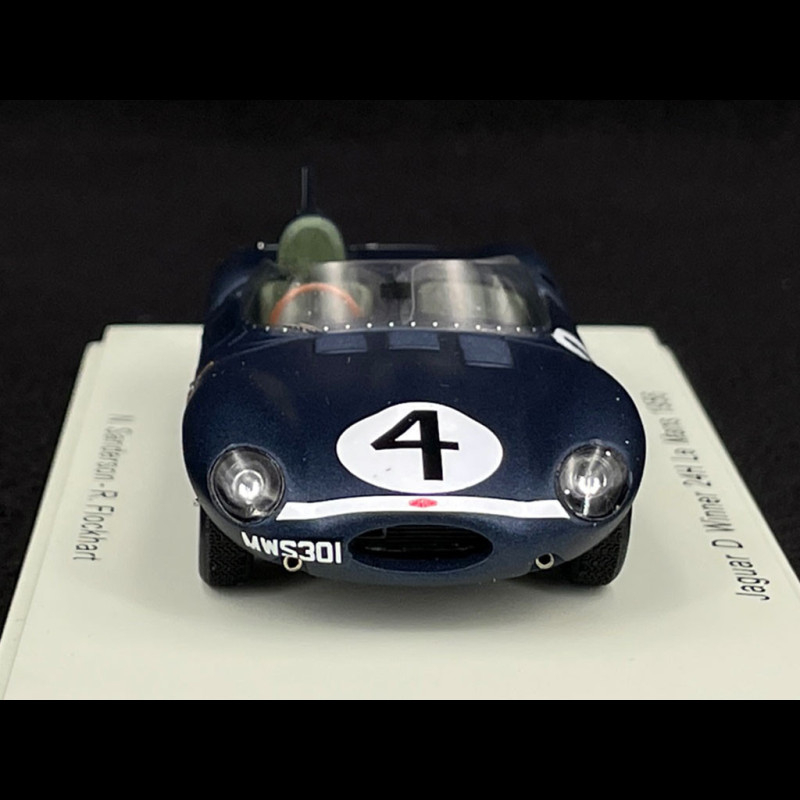 Jaguar D-type n° 4 Winner 24h Le Mans 1956 Ecurie Ecosse 1/43 Spark 43LM56