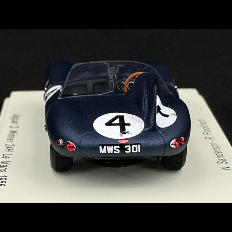 Jaguar D-type n° 4 Winner 24h Le Mans 1956 Ecurie Ecosse 1/43 Spark 43LM56